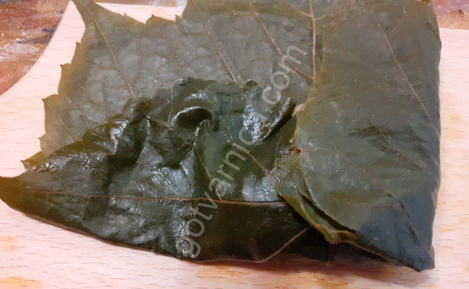 Лозови сармички с кайма и ориз 07